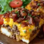 Cheeseburger Grilled Cheese Casserole