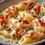 Lobster‑Stuffed Shells in Creamy Alfredo Sauce