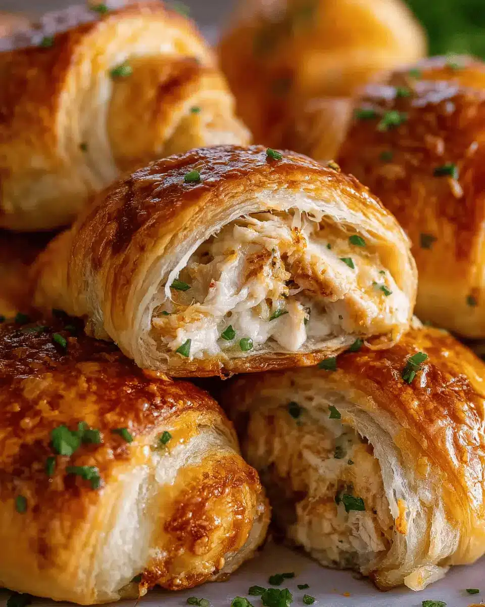Chicken Stuffed Crescent Rolls