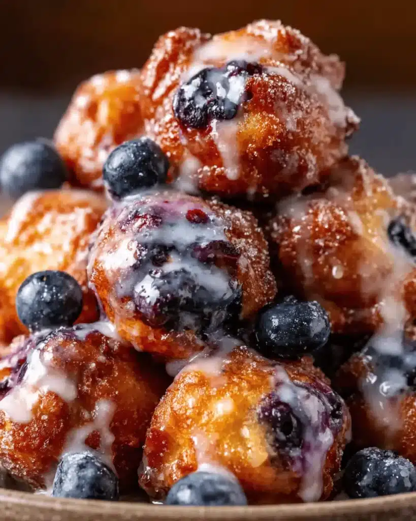 Baked Blueberry Fritter Bites