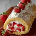 Strawberry Shortcake Cake Roll