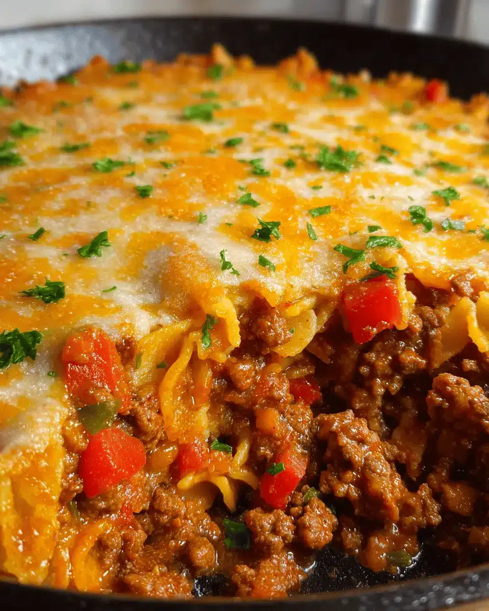 Sloppy Joe Casserole with Manwich