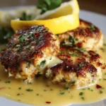 Ruth’s Chris Crab Cakes with Lemon Butter Sauce