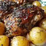 Garlic Roasted Chicken and Potatoes