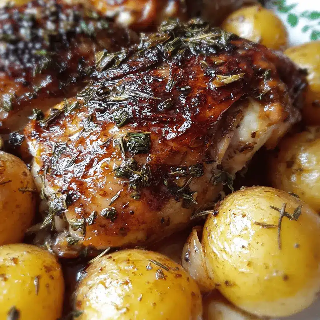 Garlic Roasted Chicken and Potatoes