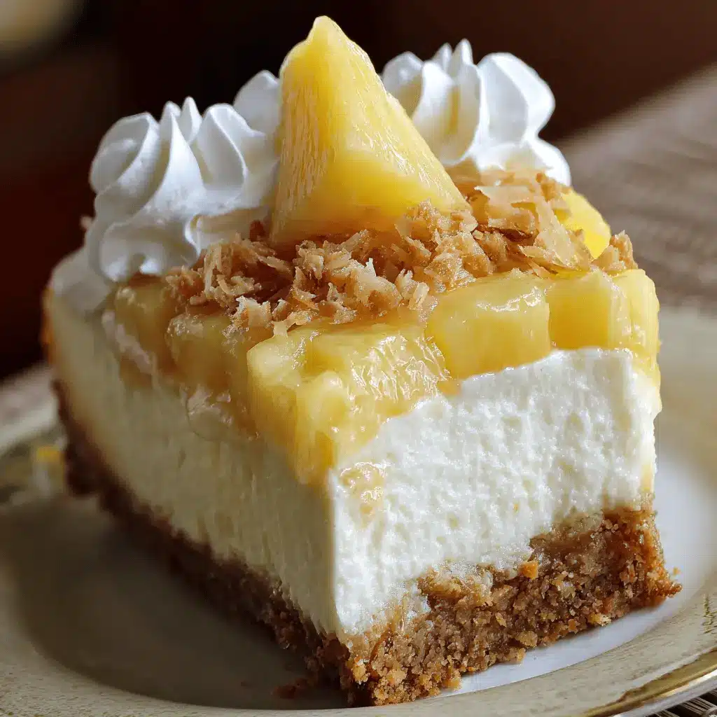 Pineapple Heaven Cheesecake