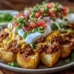 Cheesy Taco Potatoes