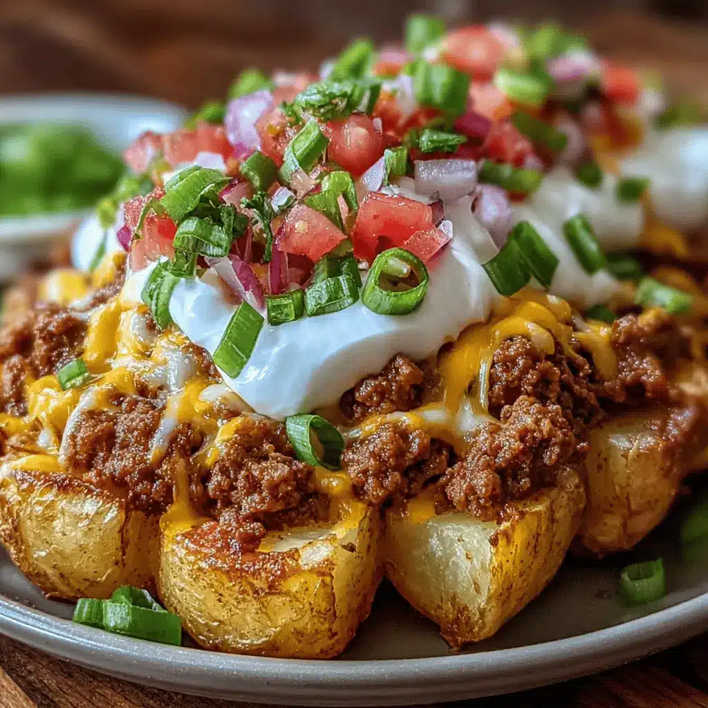Cheesy Taco Potatoes