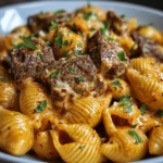Creamy Paprika Steak Shells