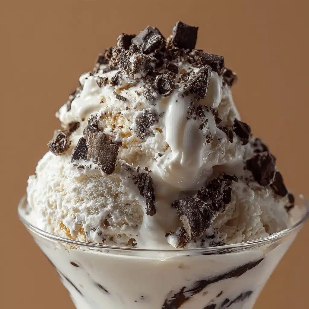 Homemade Moose Tracks Ice Cream