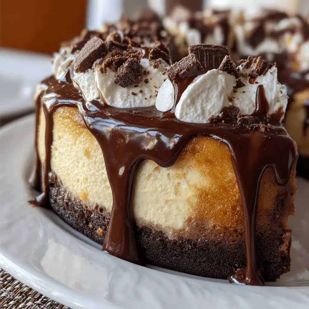 Boston Chocolate Cream Pie Cheesecake