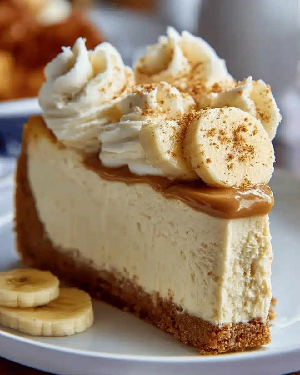 Classic Banana Cream Cheesecake