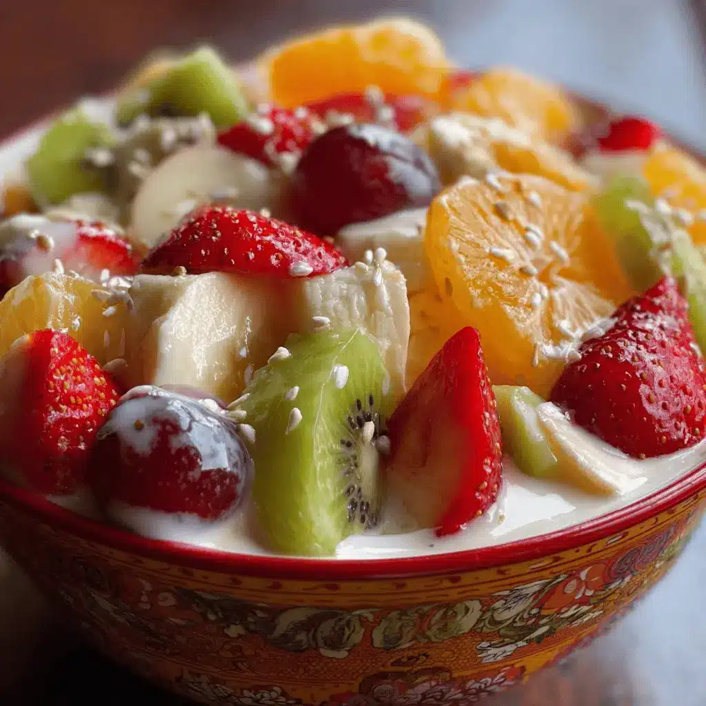 Creamy Mixed Fruit Salad