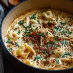 Creamy Alfredo Lasagna Soup