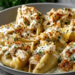 Stuffed Shells with Chicken & Garlic‑Butter