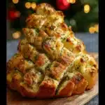 Garlic Bread Christmas Tree