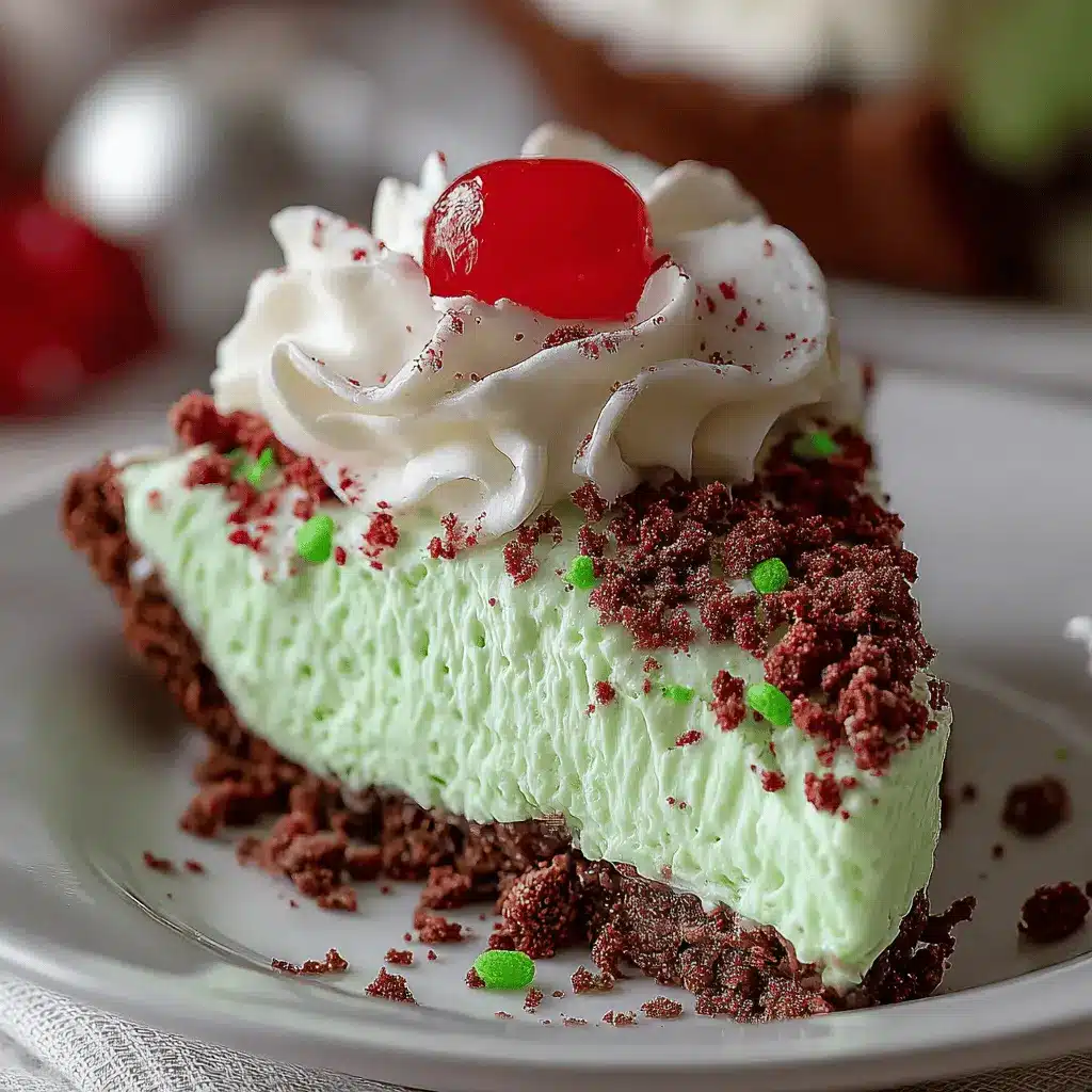 No Bake Grinch Pie