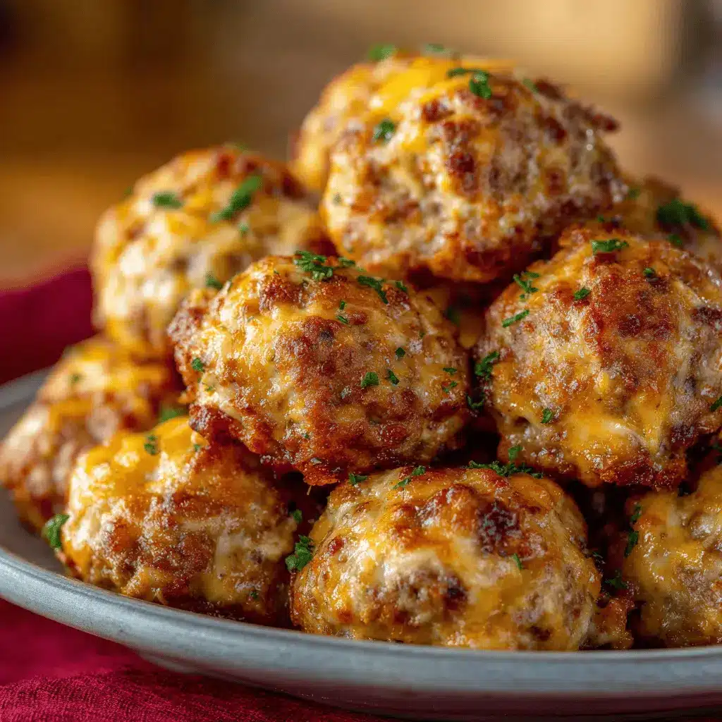 Rotel Cream Cheese Sausage Balls