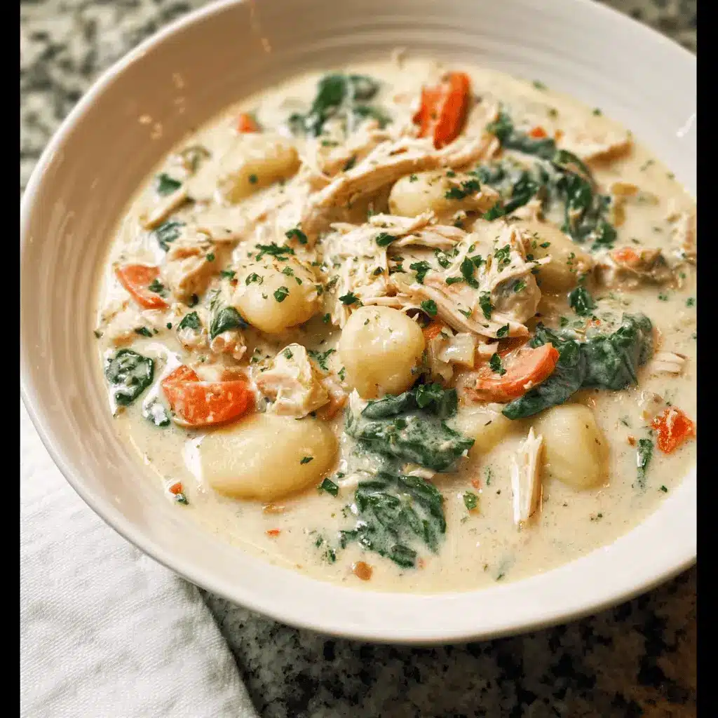 Crockpot Chicken Gnocchi Soup