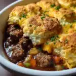 Cheddar Bay Beef Cobbler
