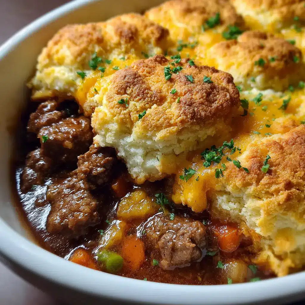 Cheddar Bay Beef Cobbler