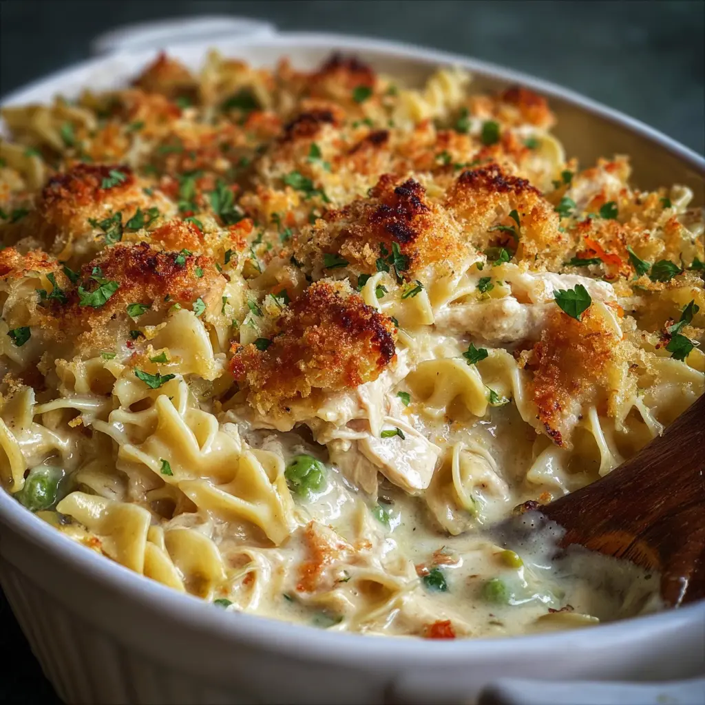 Creamy Chicken Noodle Casserole