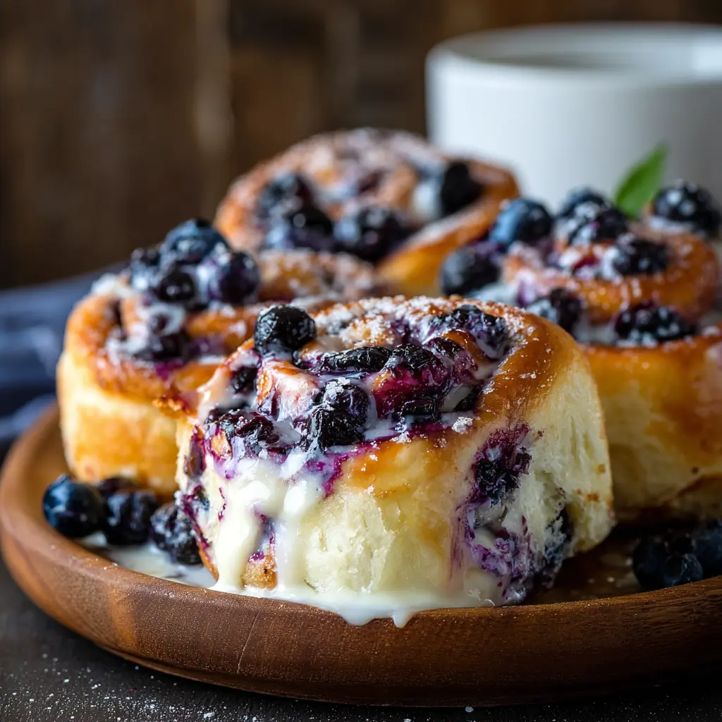 Blueberry Cheesecake Rolls