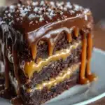 Decadent Caramel Chocolate Cake