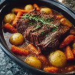 Slow Cooker Amish Pot Roast