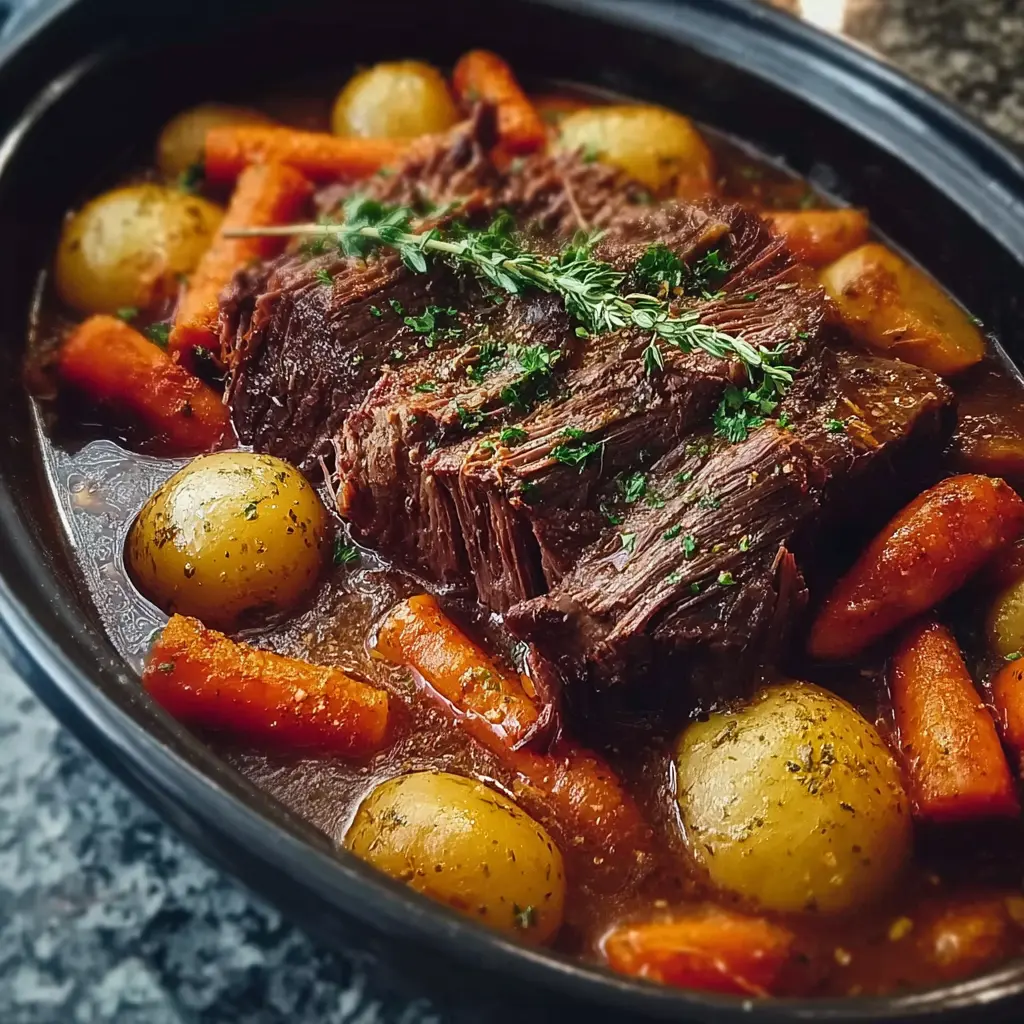Slow Cooker Amish Pot Roast