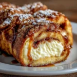 Cinnamon Roll Cheesecake Chimichanga