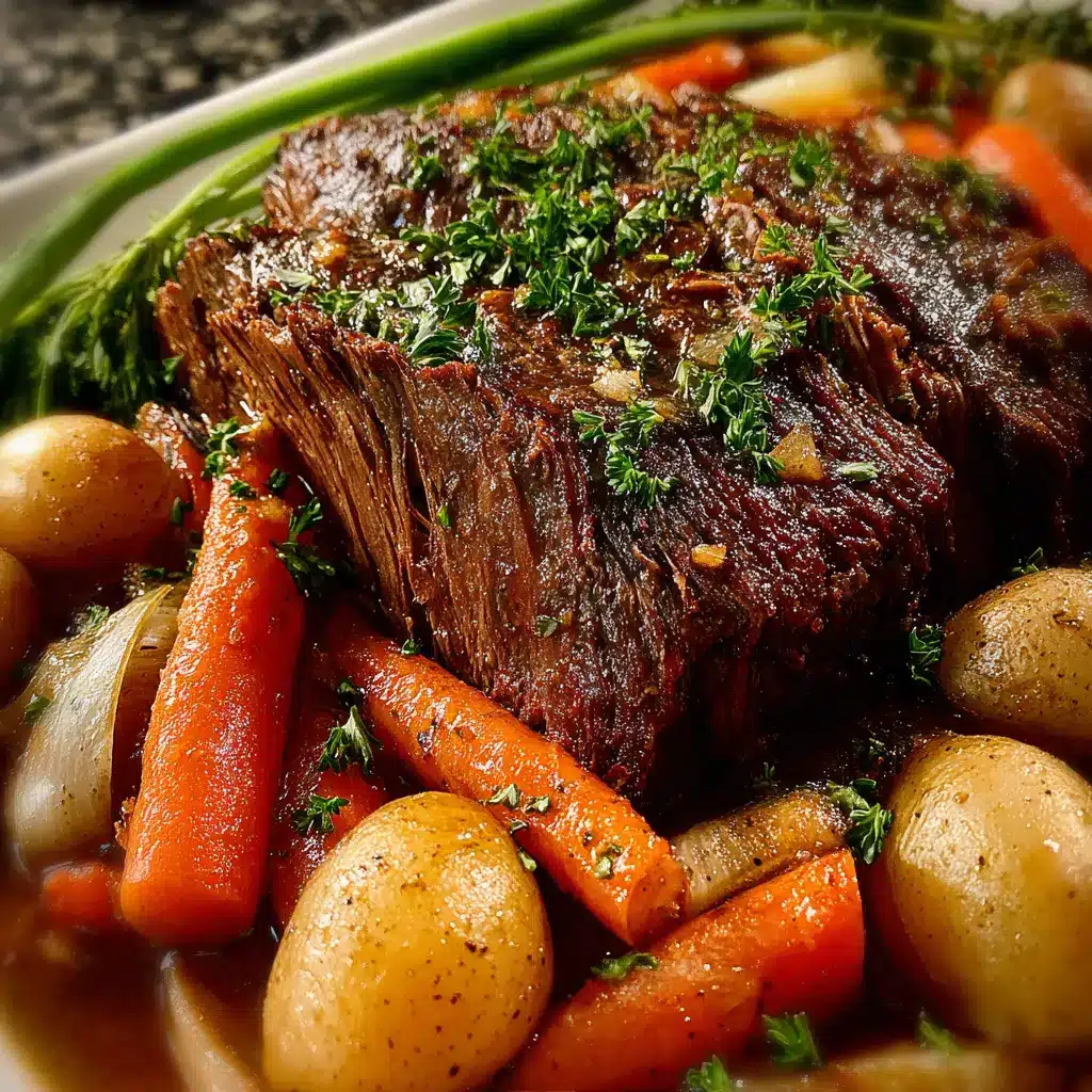 Slow‑Cooked Pot Roast with Vegetables