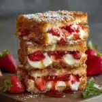 Fried Strawberry Cheesecake Sandwiches