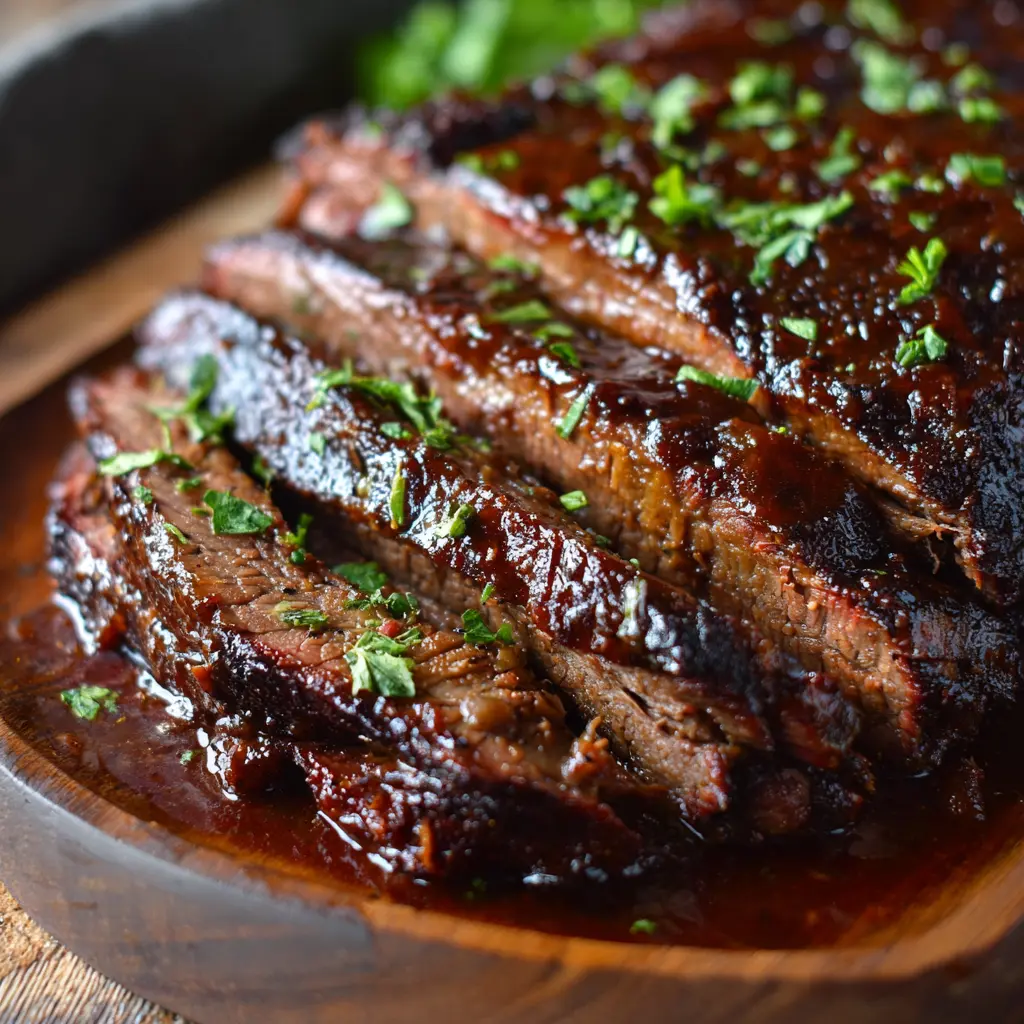Slow Cooker BBQ Beef Brisket
