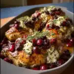 Honey Cranberry Chicken Bake with Ricotta Cheese