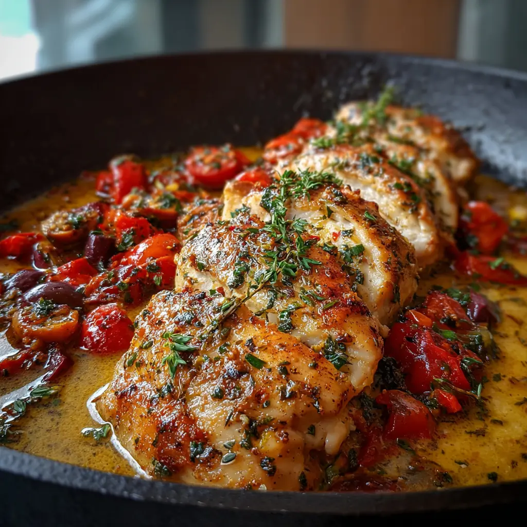 Skillet Sicilian Chicken