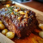 Slow-Roasted Garlic & Honey Beef Shoulder