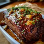 Slow-Roasted Garlic & Honey Beef Shoulder