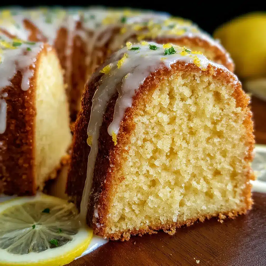 LEMON POUND CAKE with the Smoothest Creamiest Lemon Glaze