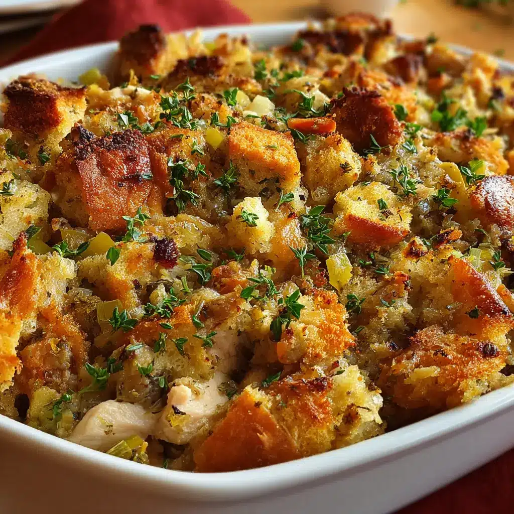 Chicken and Stuffing Casserole