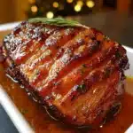 Irresistible Honey Brown Sugar Chicken Ham Glaze for Your Holiday Feast