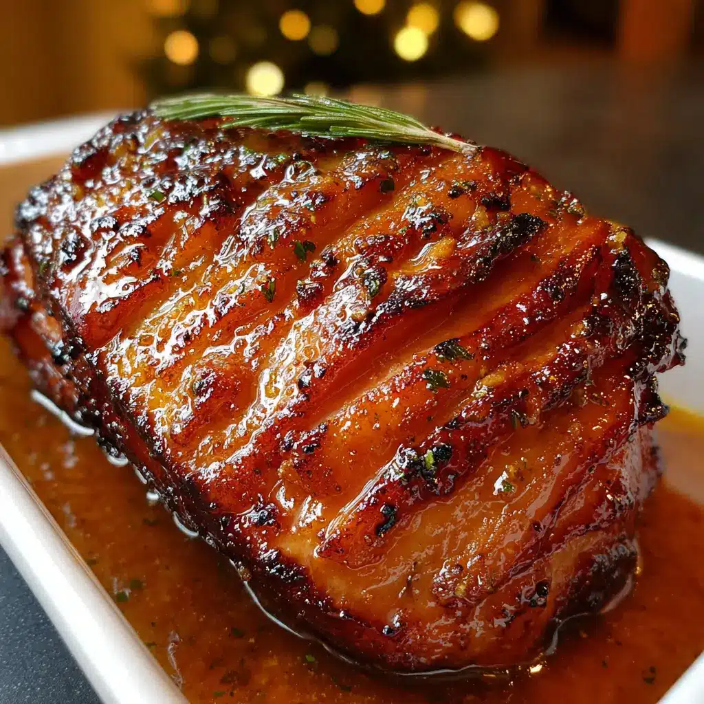 Irresistible Honey Brown Sugar Chicken Ham Glaze for Your Holiday Feast