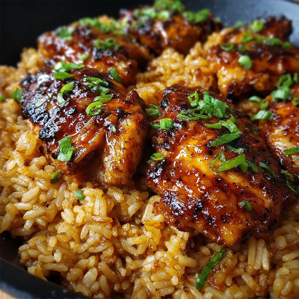 One-Pan Bold Honey BBQ Chicken Rice