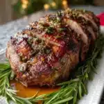 Delicious Christmas Stuffed Beef Roast