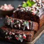 Peppermint Brownie Bread