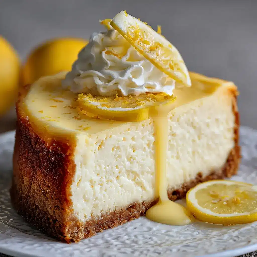 Baked Lemon Cheesecake