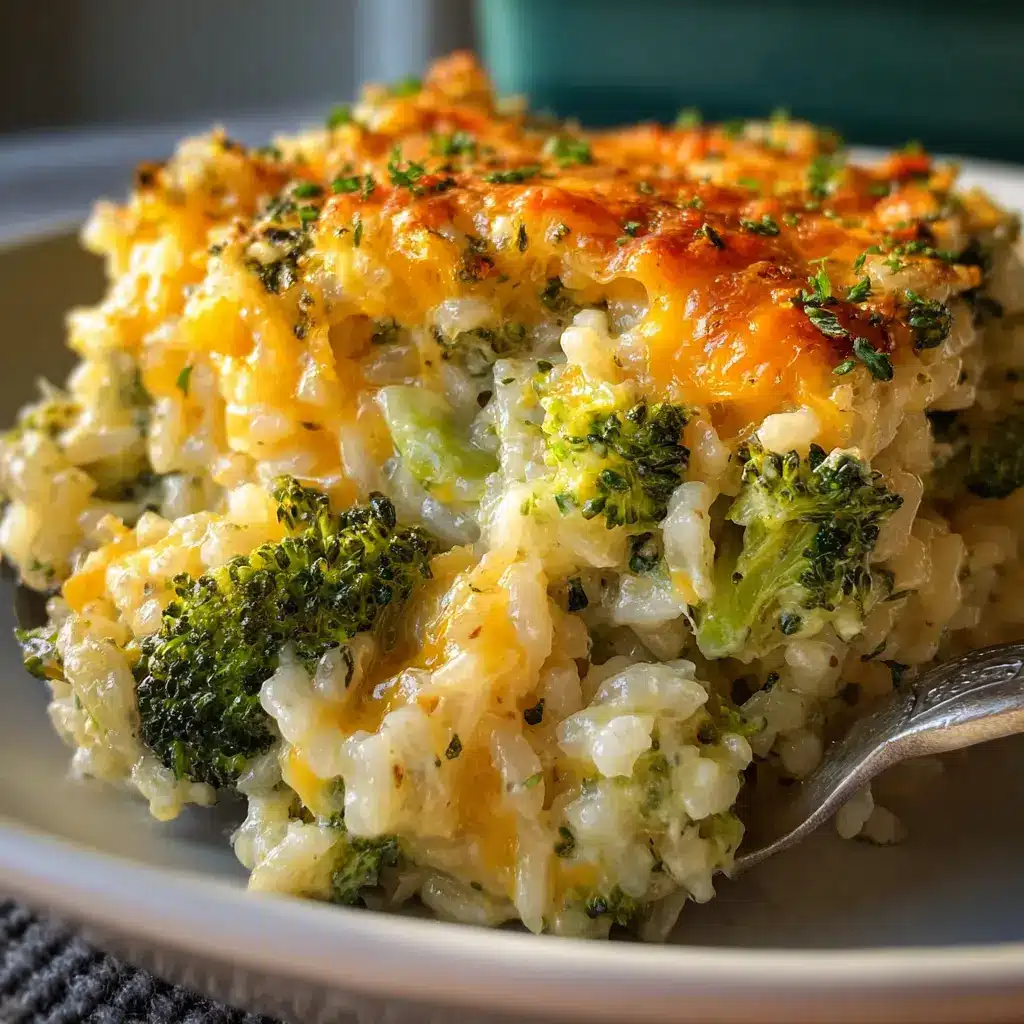 Cheesy Broccoli Rice Casserole