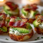 Cream Cheese Avocado Turkey Bacon Bites