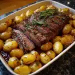 Roast Flank Steak with Potatoes