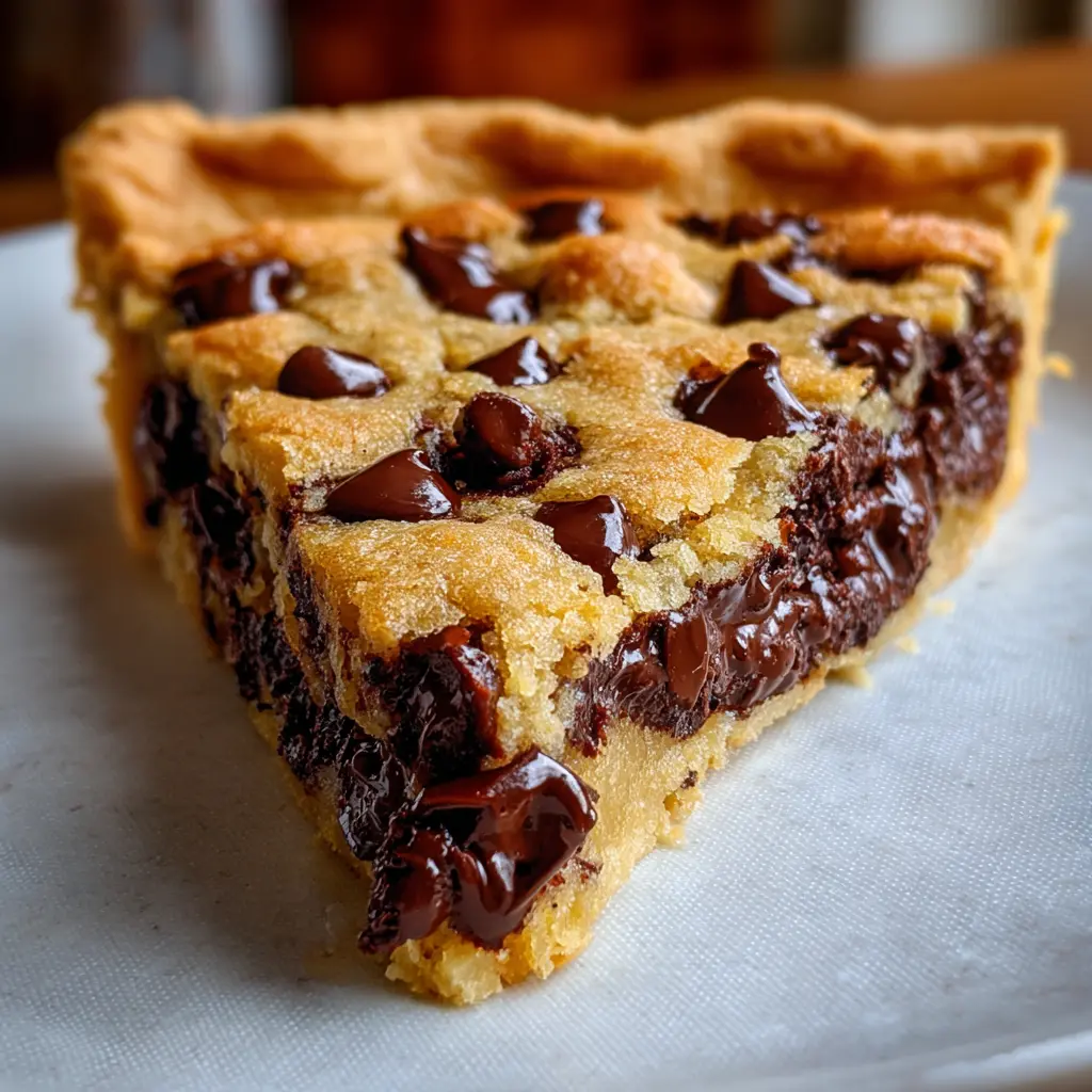 Chocolate Chip Cookie Pie